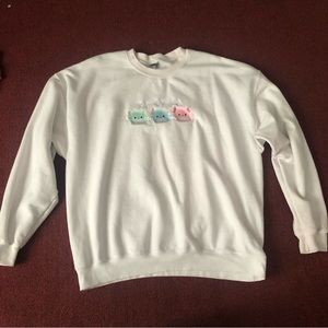 Gildan custom embroidered squishmallow Axolotls sweatshirt XL